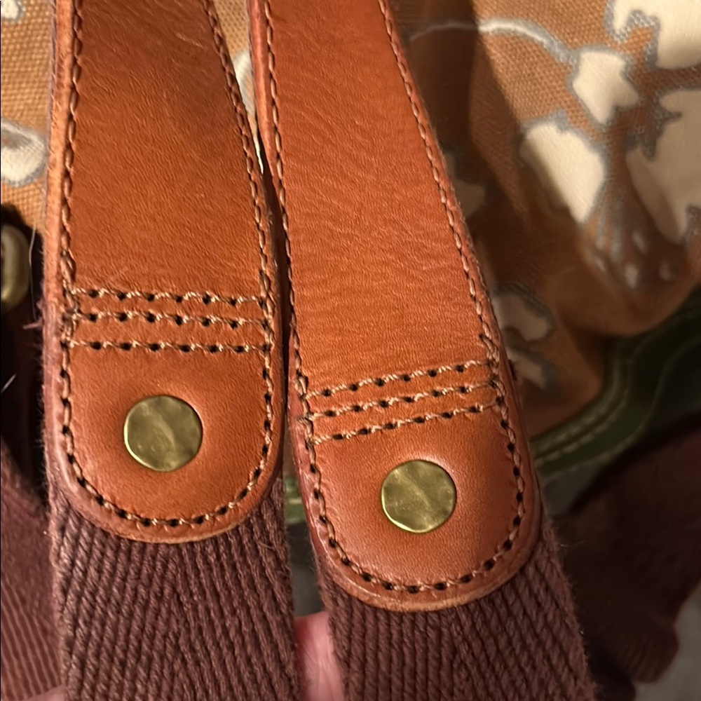 Lucky Brand Floral Canvas and Suede Backpack - Picture 5 of 8